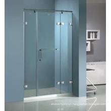 Hinged Tempered Glass Shower Door Frameless Hg-432